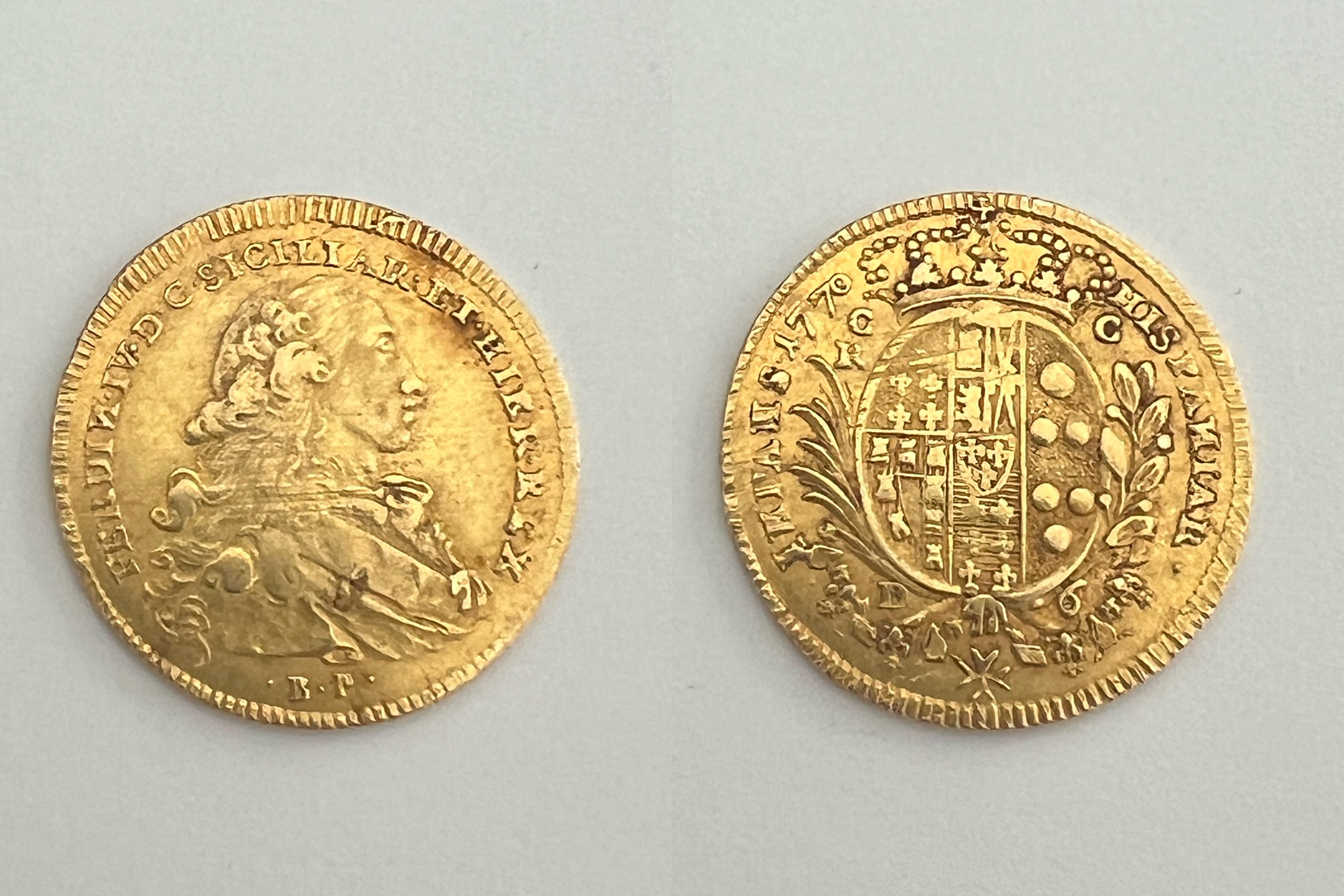 Napoli, Ferdinando IV di Borbone 6 Ducati 1770 (8 tipo) SPL